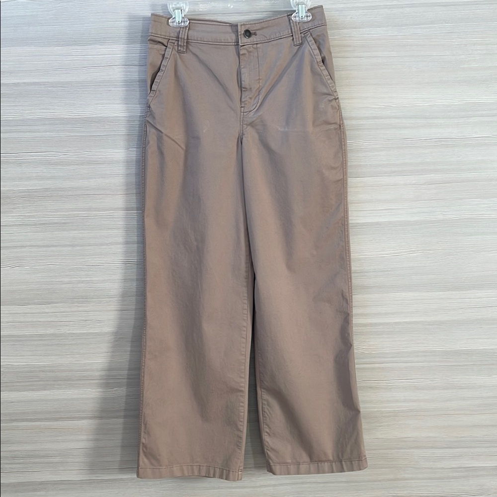 BP. Wide Leg Taupe Cotton Pants Size 4